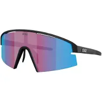 Bliz Unisexe, Lunettes de sport, P006 (Noir mat, Ice Blue Multicolor, Violet Nano Optics), Bleu, Violet, Noir