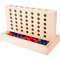 Engelhart Jeu de la série des quatre en un en bois