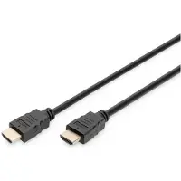 Digitus HDMI à haut débit avec câble de raccordement Ethernet