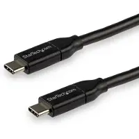 StarTech.com Usb-c W/ Pd Usb 2.0 10ft Cable 3m 5a Noir