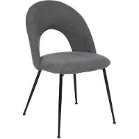 Atmosphera Stuhl "raven" grau - créateur d'intérieur