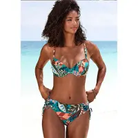 Buffalo Hauts de bikini bleu clair / olive / rouge foncé / blanc