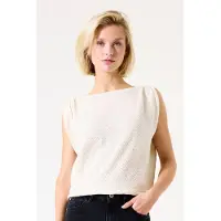 Garcia G50240 Sleeveless Blouse Beige XL Femme