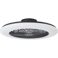 Brilliant Ventilateur XXL Salerno avec lampe RGB