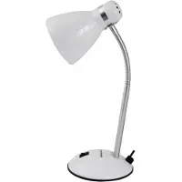 Esperanza Lampe de Bureau E27 Alkes Blanc