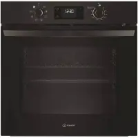 Indesit Four intégrable 71l 60cm pyrolyse noir - - IO275PB -