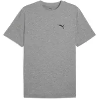 Puma Hommes, T-shirt de sport, Ess T-Shirt Mit Kleinem Logo, Mittelgrau Meliert (XXL), Gris, XXL