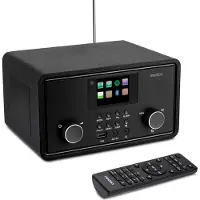 Medion P85027 Internetradio (DAB Plus, UKW Radio, Spotify Connect, WLAN, Bluetooth, Streaming, Equalizer, Farbdisplay, USB, AUX, Wecker, Schlummerfunktion, Sleep Timer) weiß