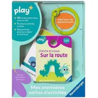 Ravensburger - Play + – Mes premières cartes d'activités : chercher et trouver dans la rue – à partir de 18 mois – version française – 34056