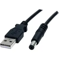 StarTech.com .com Câble d'alimentation USB vers prise DC de 91 cm - Cordon USB vers connecteur Type M 5V