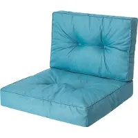 Hobbygarden Coussin de jardin "Kaja" (59×59/59×39 cm) 2 pièces | coussins en palettes, meubles de jardin, balancelle hollywood |