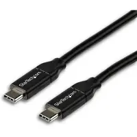 StarTech.com Usb-c W/ Pd Usb 2.0 6ft Cable 2m 5a Noir