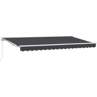 vidaXL Cadre d'auvent anthracite 400 x 200 cm