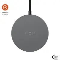 FIXED Chargeur à induction Qi 2.2 25 W pour MagSafe, chargeur fixe MagPad Slim, gris foncé