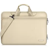 TechProtection 15-16 Pocket Laptop Bag - Beige (16", Universel), Sac pour notebook, Beige