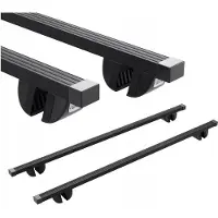 Amos Barres de toit pour Volkswagen Transporter (T6) Van 4/5 portes, année de construction 2015-2021