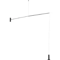 Nova Luce VOICE LED Lampadaire noir 12W blanc chaud 192x12x20-250cm 9061429 (960 lm)