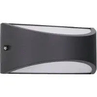 Forlight Appareil d'éclairage extérieur LED C4 Kapa - 10,3 W, lumière blanc chaud, 444 lm, indice de protection IP54, couleur noire