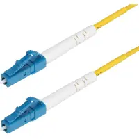 StarTech.com .com Câble Fibre Optique de 1m Simplex Monomode LC à LC (UPC) OS2, 9/125µm, 40G/100G, Cordon Fibre Optique, Insensible à la Courbure, Faible Perte d'Insertion, Cordon Patch Fibre LSZH