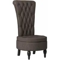 vidaXL Fauteuil-lit Gris foncé 56,5 x 70 x 110 cm Cuir de daim synthétique