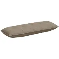 vidaXL Coussin lombaire , couleur taupe, 140 x 50 cm, tissu microfibre