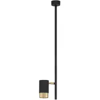 Lyora Plafonnier Pongo Single noir avec or