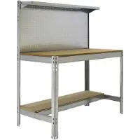 Simonwork (bancos De Trabajo) Bt3 Metal Shelf 1445x1510x610 Mm Argenté