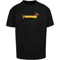 Merchcode Christmas Dog Short Sleeve T-shirt Noir L Homme