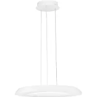 Lyora Suspension moderne Epos Ø 60cm blanc