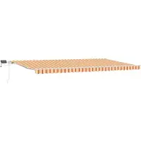 vidaXL Store extensible jaune et orange 600 x 300 cm