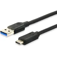 Equip Câble usb 3.0 type a mâle vers usb-c mâle 0.5m