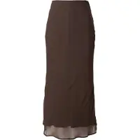 Vila Falia Long Skirt Marron 38 Femme