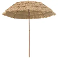 vidaXL Parasol de jardin naturel 205 x 205 x 210 cm