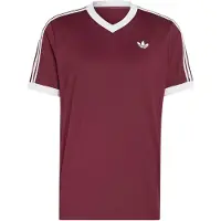 Adidas T-Shirt fonctionnel 'CLASSICS' bordeaux / blanc
