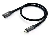 Equip 128371 câble USB USB 3.2 Gen 2 (3.1 Gen 2) 1 m USB C Noir