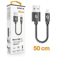 Aligator Câble PREMIUM 2A, Micro USB, 50 cm, noir
