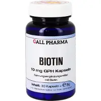 Hecht Pharma GmbH Geschäftsbereich Handelsware GALL PHARMA Biotine 10 mg, capsules GPH, boîte de 30 capsules