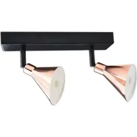 Näve - 2 spots muraux et de plafond, Pinhead, dimensions : l:27cm ; l:5,5cm ; h:3cm ; ds : 8cm ; 1208747