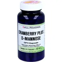 Hecht Pharma GmbH Geschäftsbereich Handelsware GALL PHARMA, capsules de canneberge enrichies en D-mannose, 60 capsules