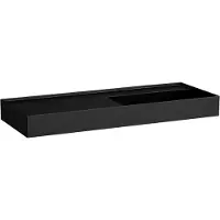 Laufen Kartell lavabo, encastré, tablette à gauche, sans trou pour robinet, sans trop-plein, 1200x460mm, H8133337161121