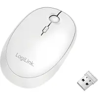 Logilink ID0205 Maus Funk & Bluetooth,2.4GHz,800/1200/1600dpi,weiß