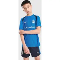 Puma Olympique Marseille Training Junior Short Sleeve T-shirt Bleu 13-14 Years Enfants