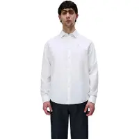 Napapijri Terra Oxford Long Sleeve Shirt Blanc XS Homme