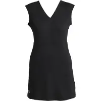 Icebreaker Merino 200 Granary V Neck Sleeveless Dress Noir S Femme