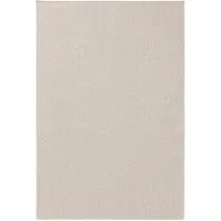 Benuta tapis intérieur & extérieur Iowa Crème 80x150 cm tapis de salon tapis d’extérieur rectangulaire uni moderne poil ras scandinave