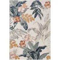 Benuta tapis intérieur & extérieur Flora Multicolore 160x230 cm tapis de salon tapis d’extérieur rectangulaire motif poil ras