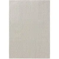 Benuta tapis intérieur & extérieur Lou Blanc 140x200 cm tapis de salon tapis d’extérieur rectangulaire motif moderne poil ras scandinave