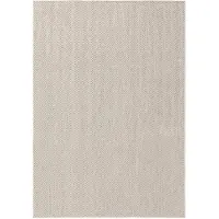 Benuta tapis intérieur & extérieur Kaleo Crème/Gris 140x200 cm tapis de salon tapis d’extérieur rectangulaire motif moderne poil ras scandinave