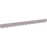 vidaXL Jupe de store de rechange, gris clair, 3,5 m, polyester