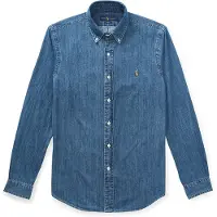 Ralph Lauren pour homme. 710548539001 Chemise 710548539001 denim bleu (3XL), Casuel, Coton, Manche longue